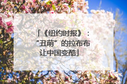 《纽约时报》：“丑萌”的拉布布让中国变酷