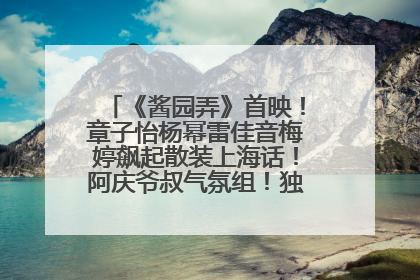 《酱园弄》首映！章子怡杨幂雷佳音梅婷飙起散装上海话！阿庆爷叔气氛组！独独没见他……