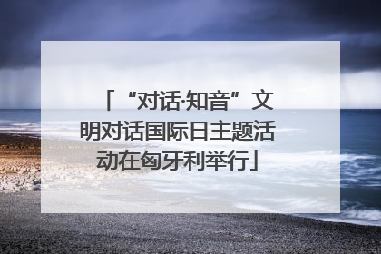 “对话·知音”文明对话国际日主题活动在匈牙利举行