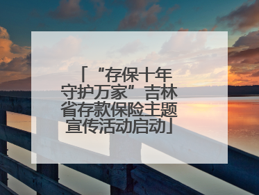 “存保十年 守护万家”吉林省存款保险主题宣传活动启动