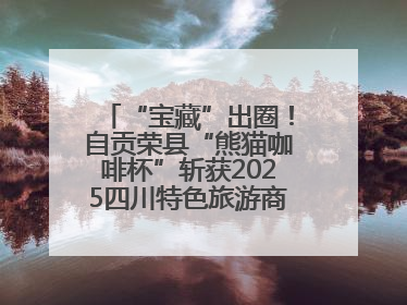 “宝藏”出圈！自贡荣县“熊猫咖啡杯”斩获2025四川特色旅游商品大赛铜奖
