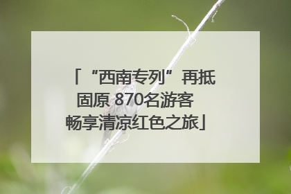 “西南专列”再抵固原 870名游客畅享清凉红色之旅