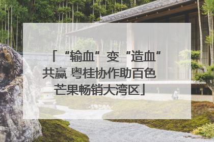 “输血”变“造血”共赢 粤桂协作助百色芒果畅销大湾区