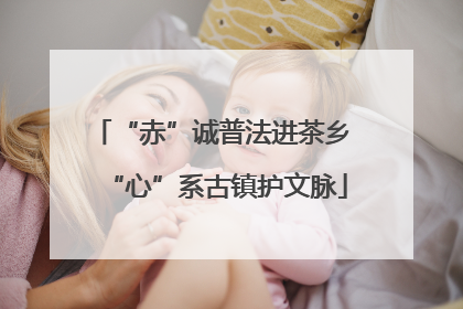 “赤”诚普法进茶乡 “心”系古镇护文脉