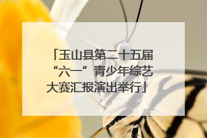 玉山县第二十五届“六一”青少年综艺大赛汇报演出举行