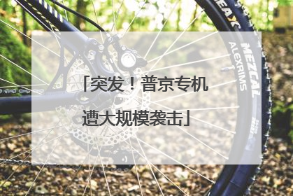 突发！普京专机遭大规模袭击