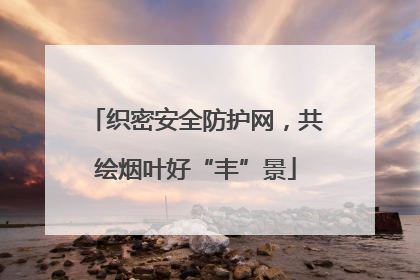 织密安全防护网，共绘烟叶好“丰”景