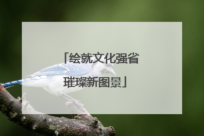 绘就文化强省璀璨新图景