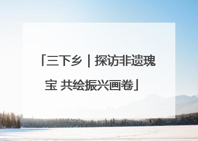 三下乡｜探访非遗瑰宝 共绘振兴画卷