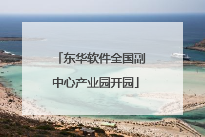 东华软件全国副中心产业园开园