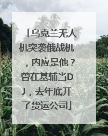 乌克兰无人机突袭俄战机，内应是他？曾在基辅当DJ，去年底开了货运公司