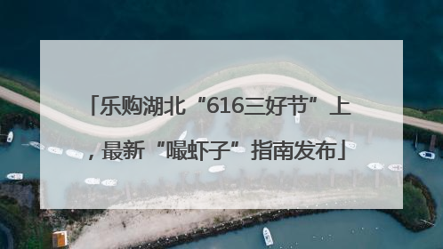 乐购湖北“616三好节”上，最新“嘬虾子”指南发布
