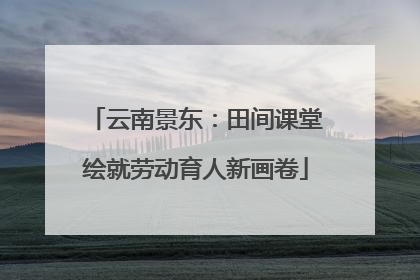 云南景东：田间课堂绘就劳动育人新画卷