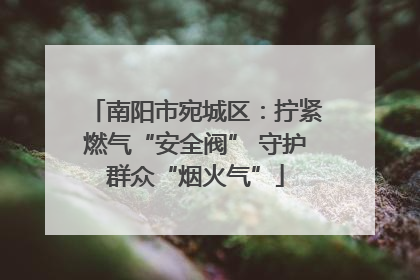 南阳市宛城区：拧紧燃气“安全阀” 守护群众“烟火气”