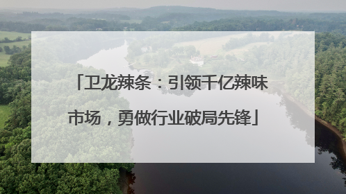 卫龙辣条：引领千亿辣味市场，勇做行业破局先锋