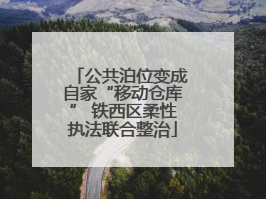 公共泊位变成自家“移动仓库” 铁西区柔性执法联合整治