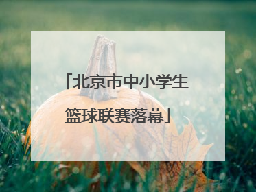 北京市中小学生篮球联赛落幕