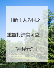 哈工大为国之重器打造高可靠“神经元”