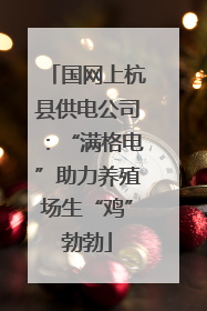 国网上杭县供电公司：“满格电”助力养殖场生“鸡”勃勃