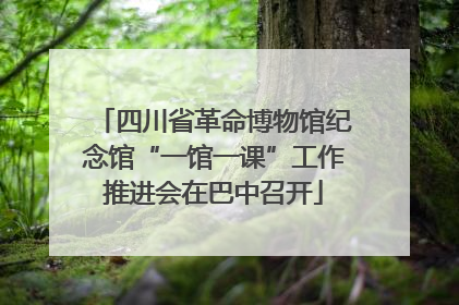 四川省革命博物馆纪念馆“一馆一课”工作推进会在巴中召开