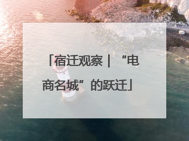 宿迁观察｜“电商名城”的跃迁
