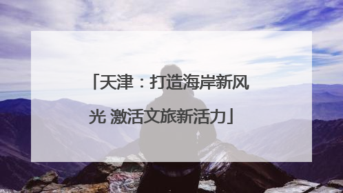 天津：打造海岸新风光 激活文旅新活力