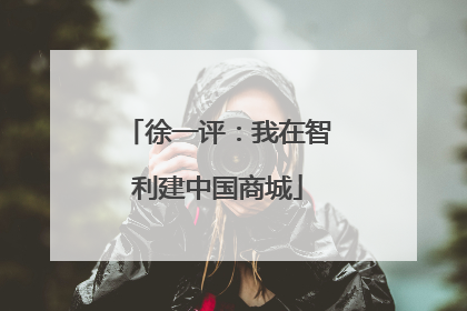 徐一评：我在智利建中国商城