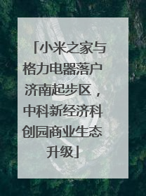 小米之家与格力电器落户济南起步区，中科新经济科创园商业生态升级