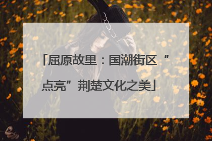 屈原故里：国潮街区“点亮”荆楚文化之美
