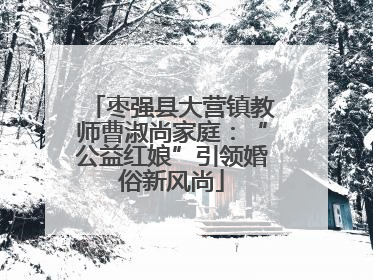 枣强县大营镇教师曹淑尚家庭：“公益红娘”引领婚俗新风尚