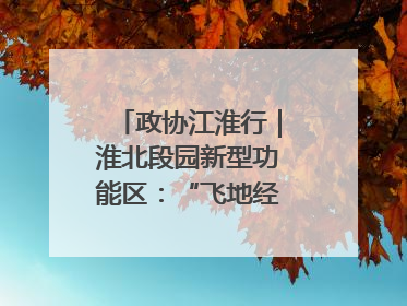 政协江淮行｜淮北段园新型功能区：“飞地经济”拔节生长