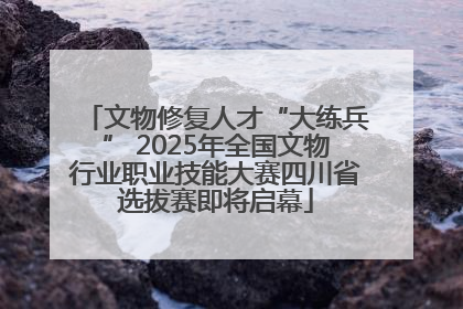 文物修复人才“大练兵” 2025年全国文物行业职业技能大赛四川省选拔赛即将启幕