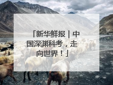 新华鲜报｜中国深渊科考，走向世界！