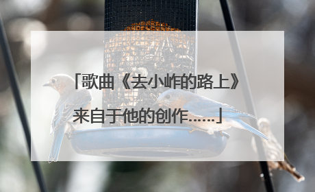 歌曲《去小岞的路上》来自于他的创作……