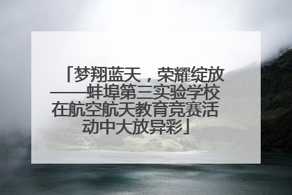 梦翔蓝天，荣耀绽放——蚌埠第三实验学校在航空航天教育竞赛活动中大放异彩