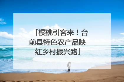 樱桃引客来!台前县特色农产品映红乡村振兴路