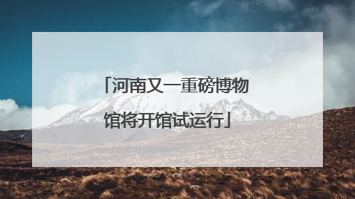 河南又一重磅博物馆将开馆试运行