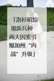 洛杉矶惊现新兵种 两大因素引爆加州“内战”升级