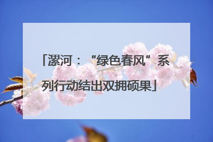 漯河：“绿色春风”系列行动结出双拥硕果