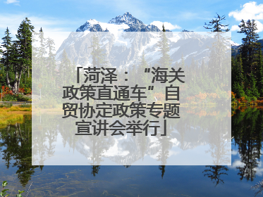 菏泽：“海关政策直通车”自贸协定政策专题宣讲会举行