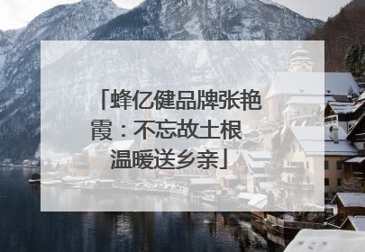 蜂亿健品牌张艳霞：不忘故土根 温暖送乡亲