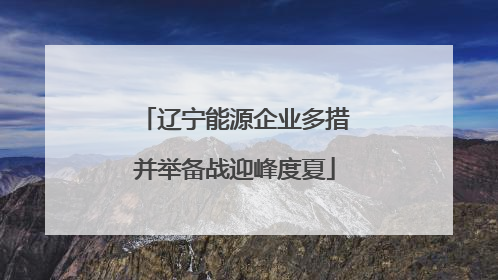 辽宁能源企业多措并举备战迎峰度夏