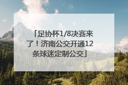 足协杯1/8决赛来了！济南公交开通12条球迷定制公交