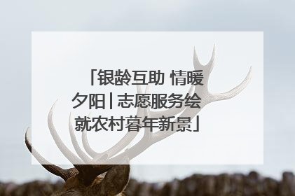 银龄互助 情暖夕阳│志愿服务绘就农村暮年新景