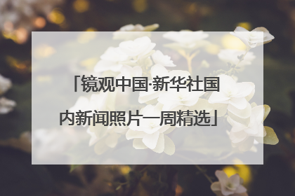 镜观中国·新华社国内新闻照片一周精选