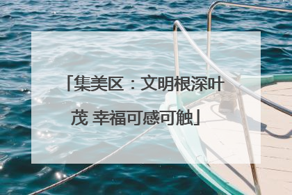 集美区：文明根深叶茂 幸福可感可触