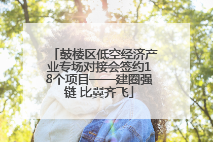 鼓楼区低空经济产业专场对接会签约18个项目——建圈强链 比翼齐飞