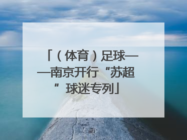 （体育）足球——南京开行“苏超”球迷专列