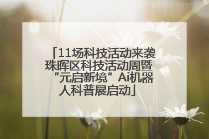 11场科技活动来袭 珠晖区科技活动周暨“元启新境”Ai机器人科普展启动