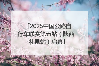 2025中国公路自行车联赛第五站（陕西·礼泉站）启幕